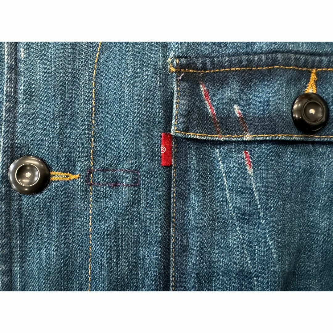 Levi's(リーバイス)のLevi's RED 爪痕加工ロングジャケット コート S リーバイスレッド メンズのジャケット/アウター(カバーオール)の商品写真