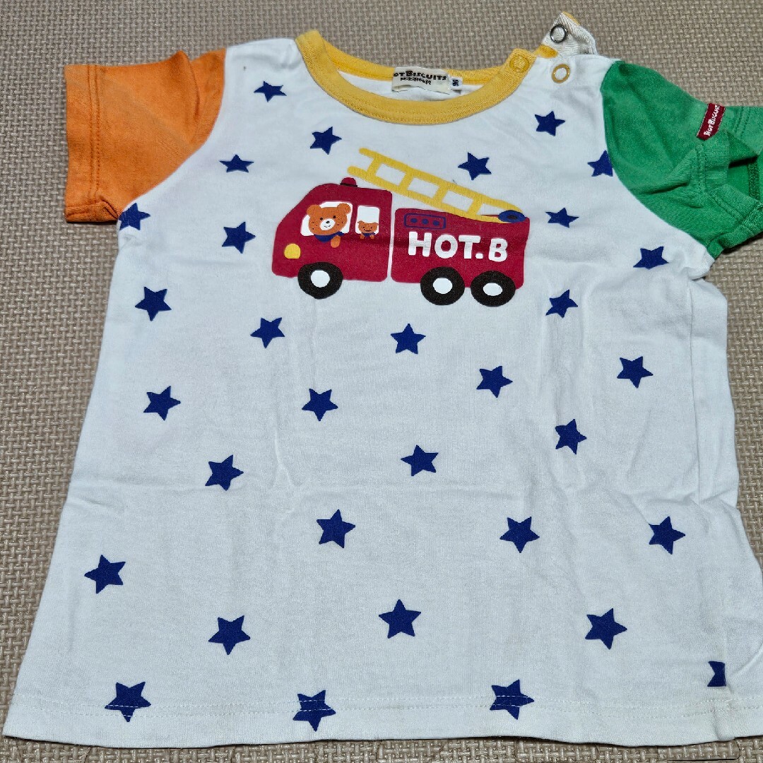 HOT BISCUITS(ホットビスケッツ)のホットビスケッツ　シャツ キッズ/ベビー/マタニティのキッズ服男の子用(90cm~)(Tシャツ/カットソー)の商品写真