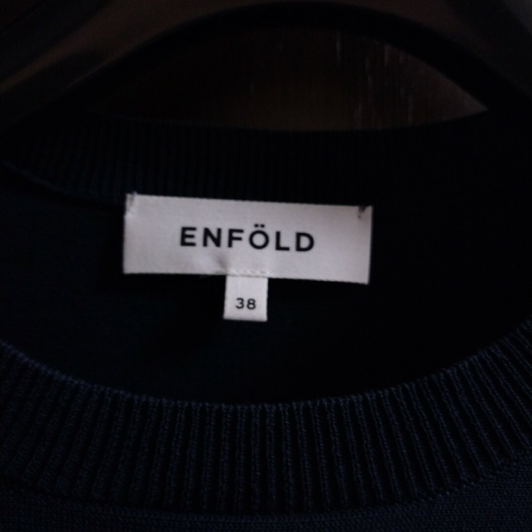 ENFOLD(エンフォルド)の新品同様★エンフォルド★デザインニットトップス レディースのトップス(ニット/セーター)の商品写真