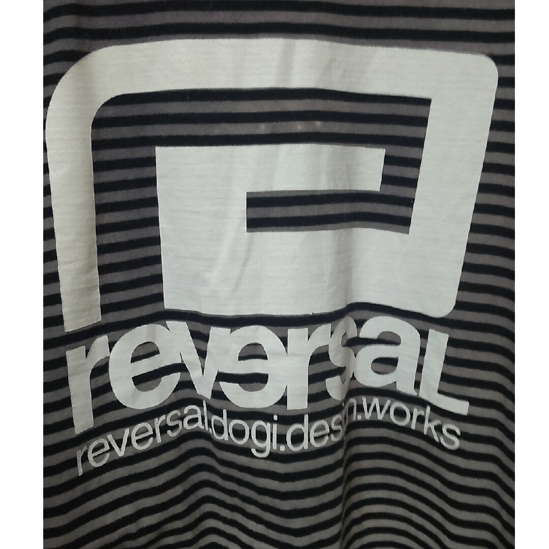 reversal(リバーサル)のreversal ボーダー Tシャツ サイズ 大・L(実質M程度) リバー メンズのトップス(Tシャツ/カットソー(半袖/袖なし))の商品写真