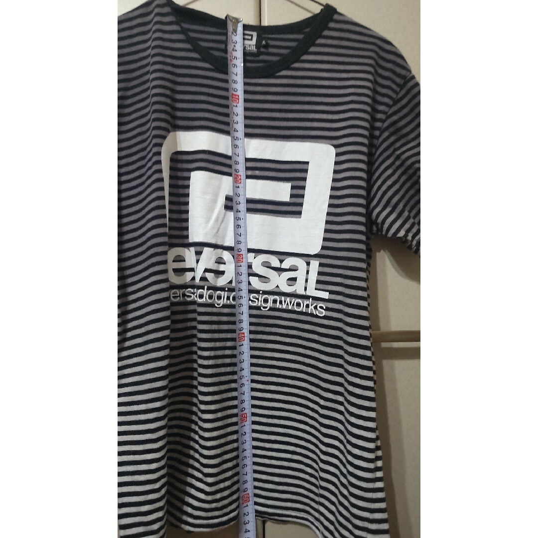 reversal(リバーサル)のreversal ボーダー Tシャツ サイズ 大・L(実質M程度) リバー メンズのトップス(Tシャツ/カットソー(半袖/袖なし))の商品写真