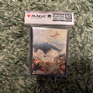 マジックザギャザリング(マジック：ザ・ギャザリング)の新品 MTG プレイヤーズカードスリーブ 80枚  浮世絵 土地 山(カードサプライ/アクセサリ)