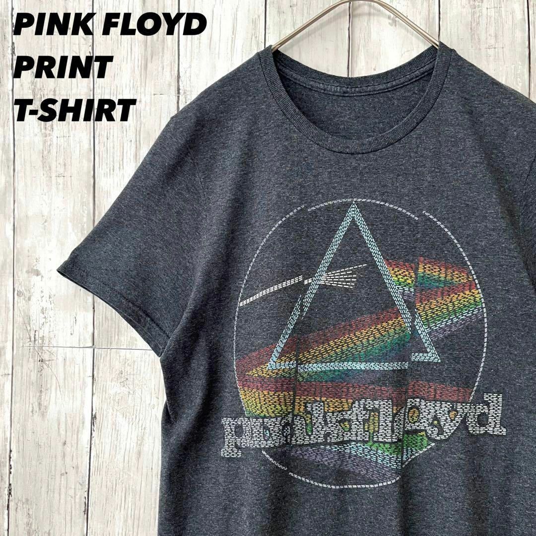 MUSIC TEE(ミュージックティー)のロックバンドTシャツ古着PINK FLOYDピンクフロイドプリントTシャツグレー メンズのトップス(Tシャツ/カットソー(半袖/袖なし))の商品写真