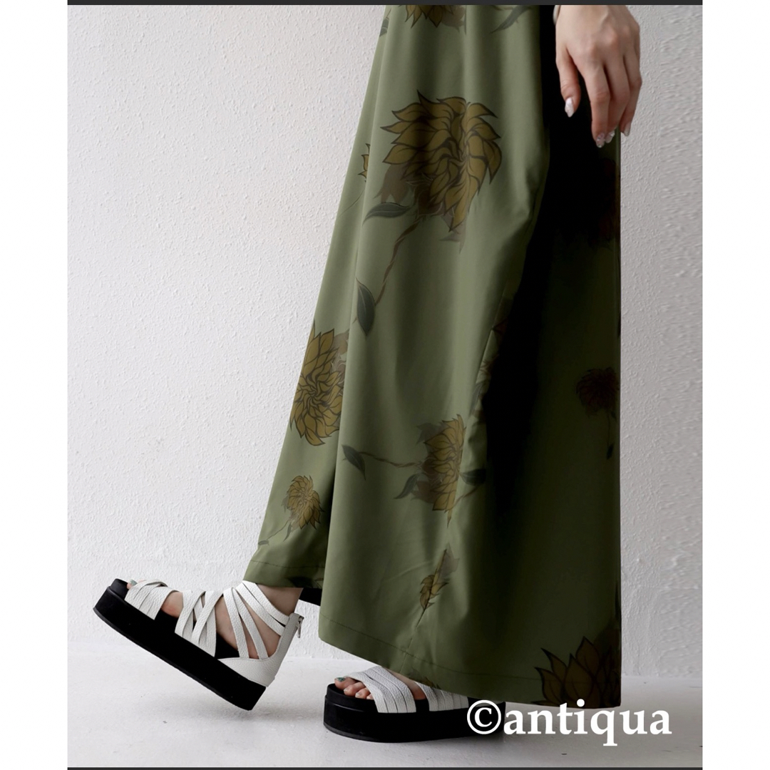 antiqua(アンティカ)の美品です★アンティカ プラットフォームサンダル ホワイト系 約24.5cm レディースの靴/シューズ(サンダル)の商品写真