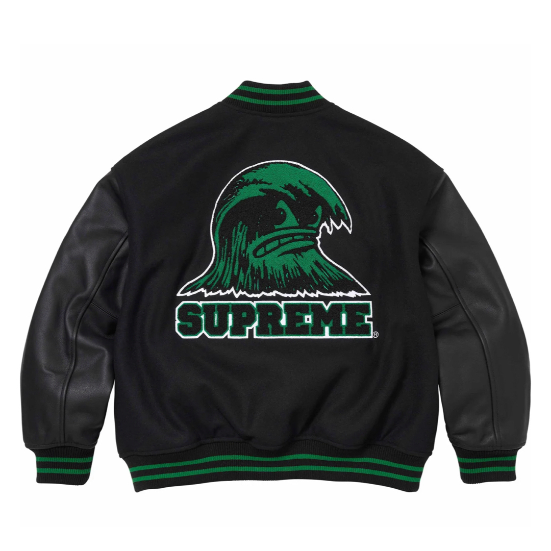 Supreme(シュプリーム)の【L】Supreme Wave Varsity Jacket メンズのジャケット/アウター(スタジャン)の商品写真