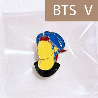 ボウダンショウネンダン(防弾少年団(BTS))の新品 BTS 青髪 V テヒョン テテ ピンズ ピンバッジ ピンバッチ バッジ(アイドルグッズ)