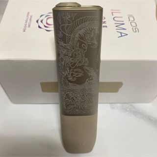 アイコス(IQOS)のiQOS ILUMA ONE アイコス イルマ ワン 加工 龍 鳳凰 昇り龍 金(タバコグッズ)