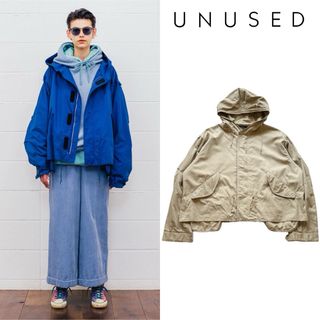 アンユーズド(UNUSED)の美品 UNUSED 18AW M-51 Short Jacket 1サイズ(マウンテンパーカー)