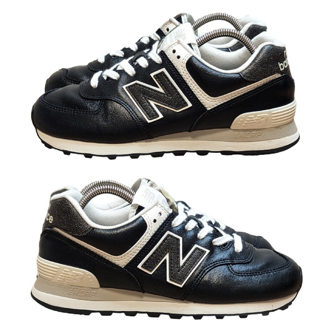 New Balance(ニューバランス)のnew balance ニューバランス WL574PL2 24cm ブラック レディースの靴/シューズ(スニーカー)の商品写真