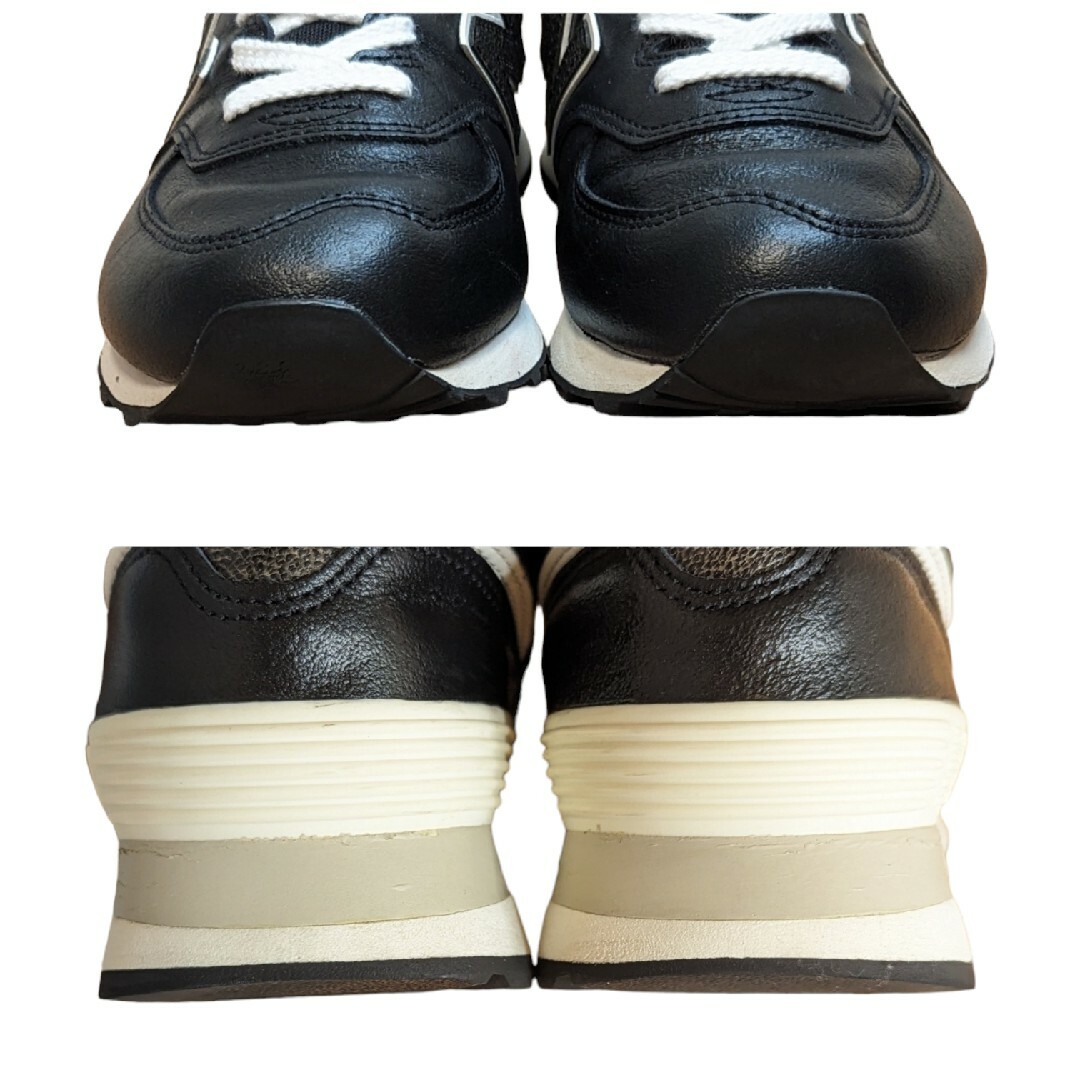 New Balance(ニューバランス)のnew balance ニューバランス WL574PL2 24cm ブラック レディースの靴/シューズ(スニーカー)の商品写真