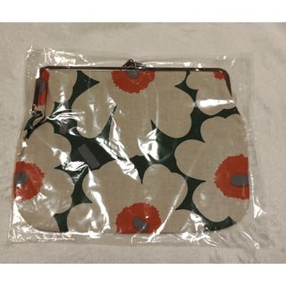 マリメッコ(marimekko)のPuolikas Kukkaro Mini Unikko がま口ポーチ(その他)