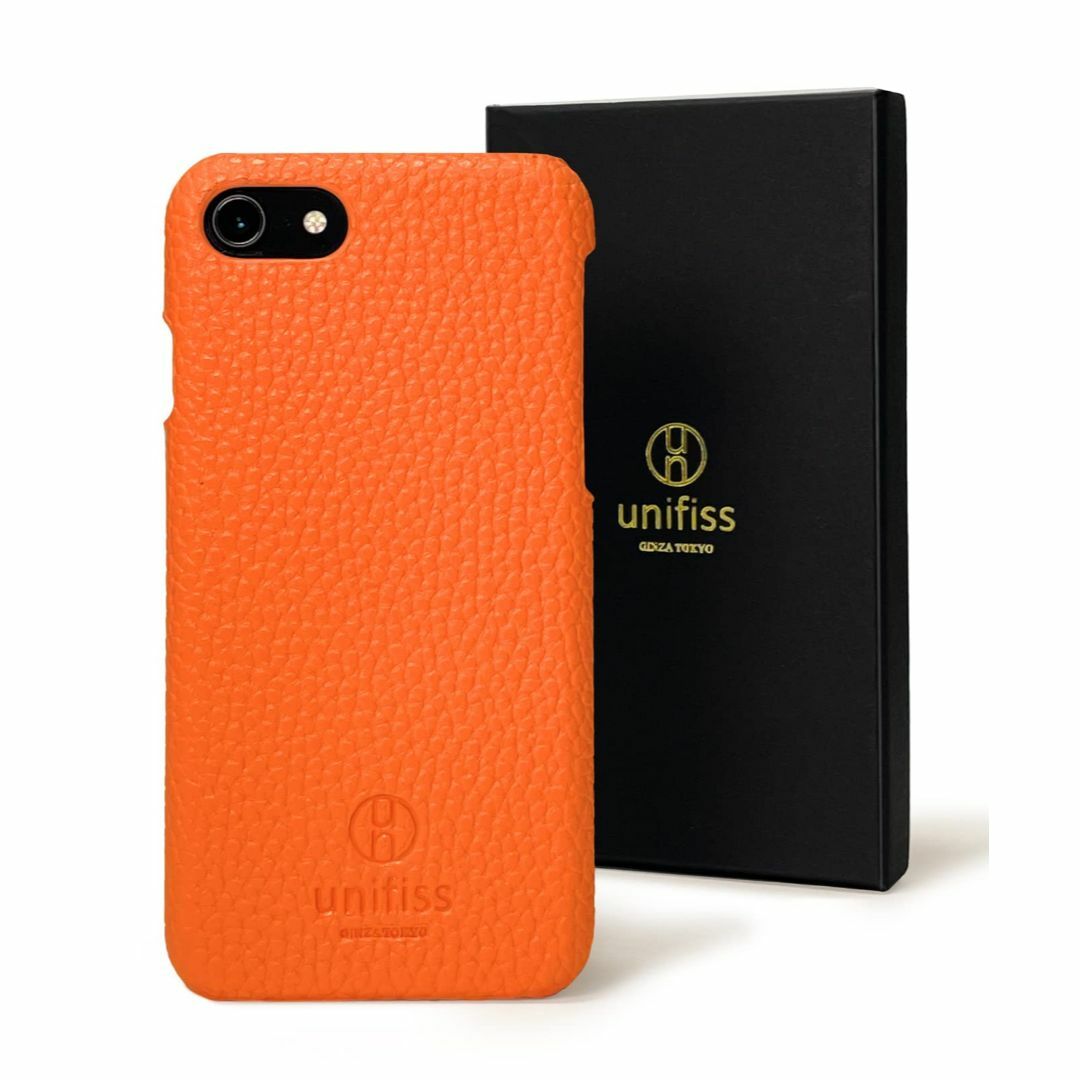 【色:オレンジ】【銀座発】unifiss iPhone SE 第二世代 iPho スマホ/家電/カメラのスマホアクセサリー(その他)の商品写真