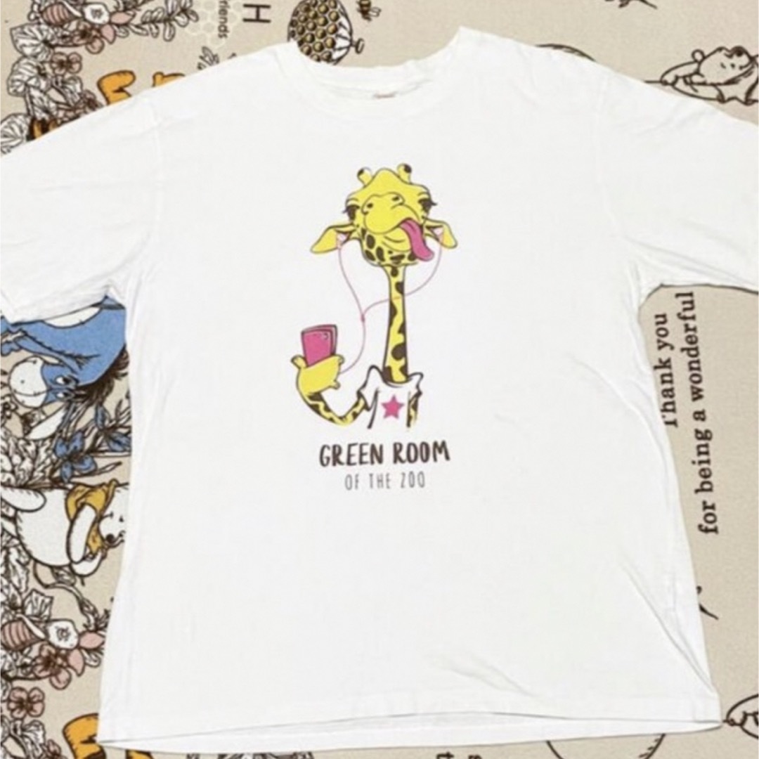 古着 tシャツ おもしろ tシャツ プリント tシャツ キリン tシャツ レディースのトップス(カットソー(半袖/袖なし))の商品写真