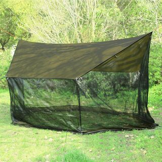 Preself 2-4人用 軽量 ハンモック テント, 通気 快適 蚊や雨を防ぐ(テーブル/チェア)