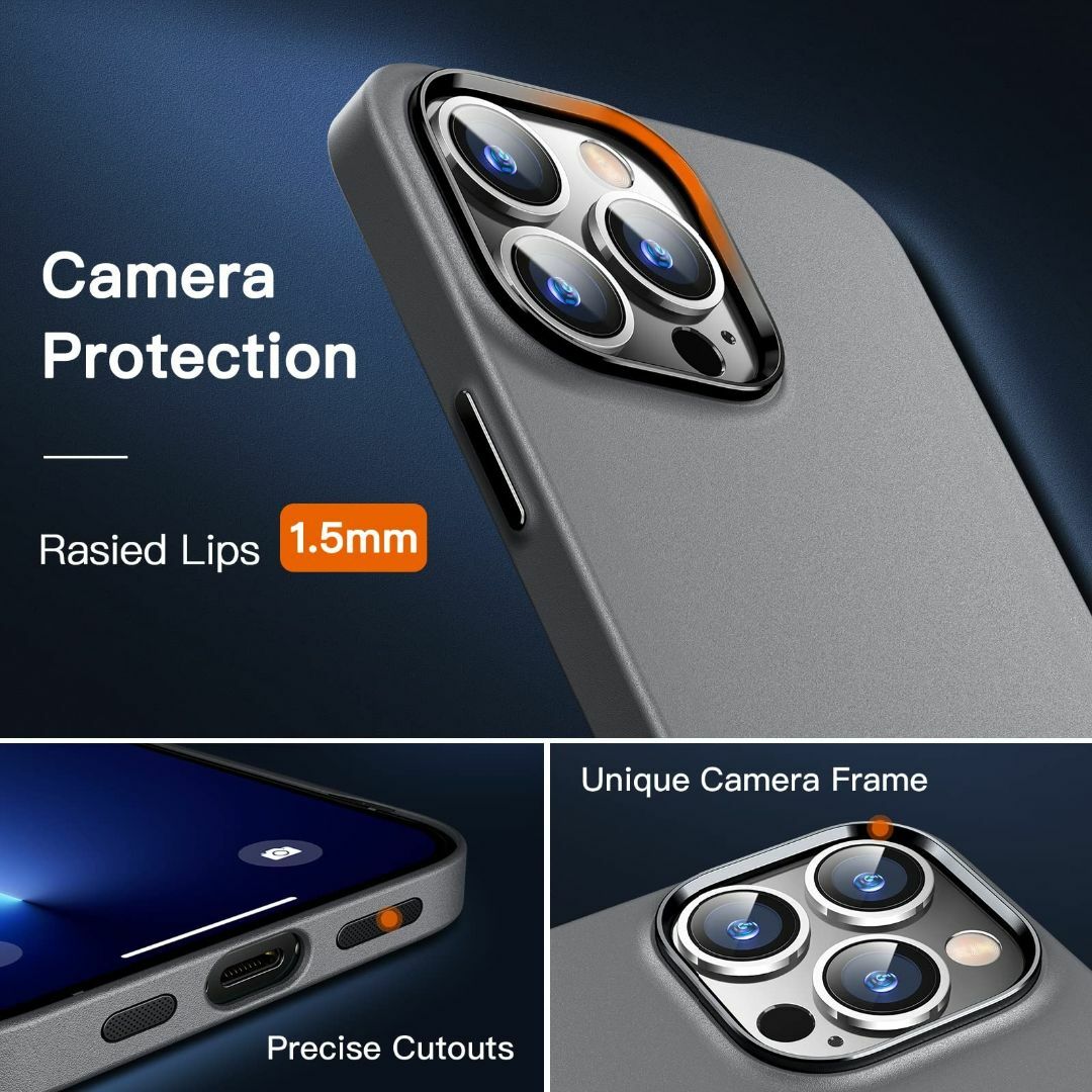 【新着商品】GOODVISH iPhone 13 Pro 用ケース 薄型 PC  スマホ/家電/カメラのスマホアクセサリー(その他)の商品写真