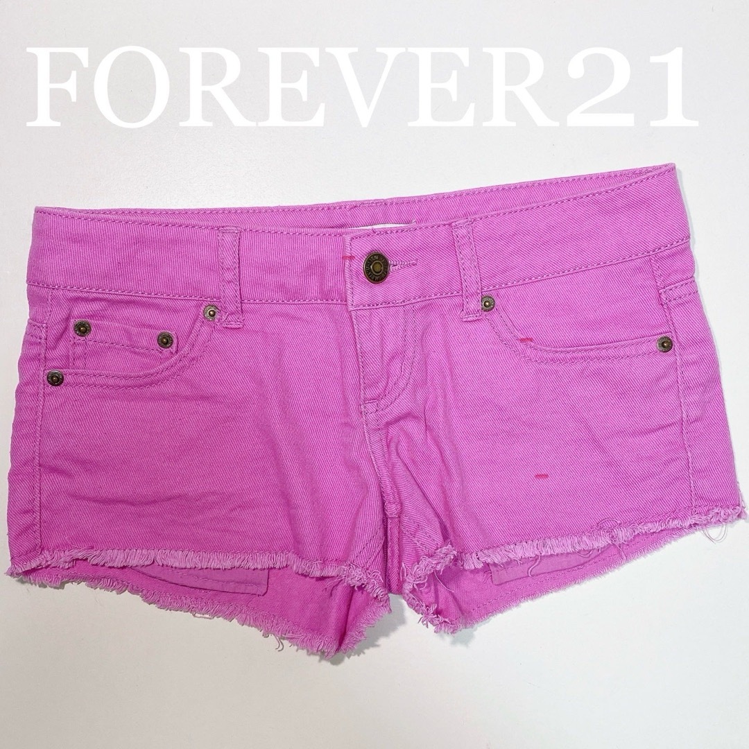 FOREVER 21(フォーエバートゥエンティーワン)のFOREVER21 フォーエバー21 ピンク ショートパンツ レディースのパンツ(ショートパンツ)の商品写真