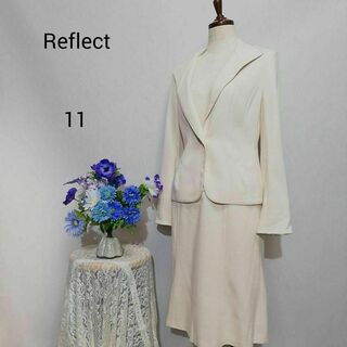 リフレクト(ReFLEcT)のReflect　極上美品　スカートスーツ　ベージュ系　11 サイズ(スーツ)
