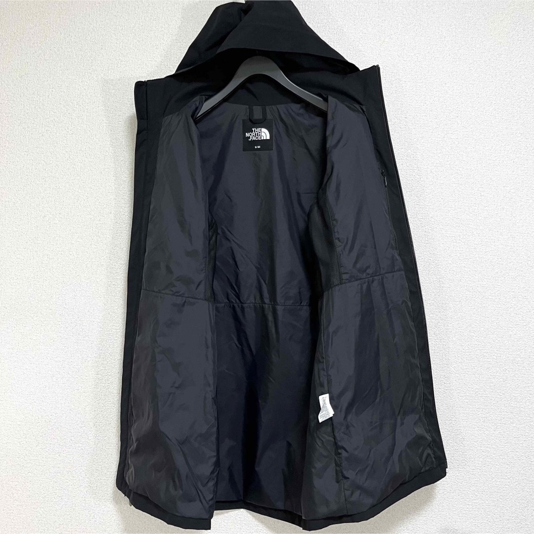 THE NORTH FACE(ザノースフェイス)の極美品 ノースフェイス マウンテンコート レディースS 黒 透湿防水 フード着脱 レディースのジャケット/アウター(ロングコート)の商品写真