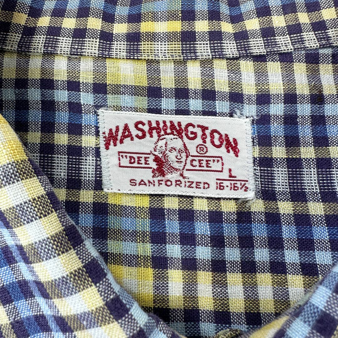 VINTAGE(ヴィンテージ)の50s ビンテージ◎美品 USA製 WASHINGTON DEE CEE 顔タグ メンズのトップス(シャツ)の商品写真