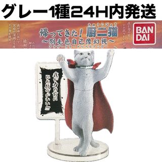 [グレー1体]帰ってきた!厨二猫　別毛色自己像幻視　厨二病猫　ガチャ　ガシャポン(その他)