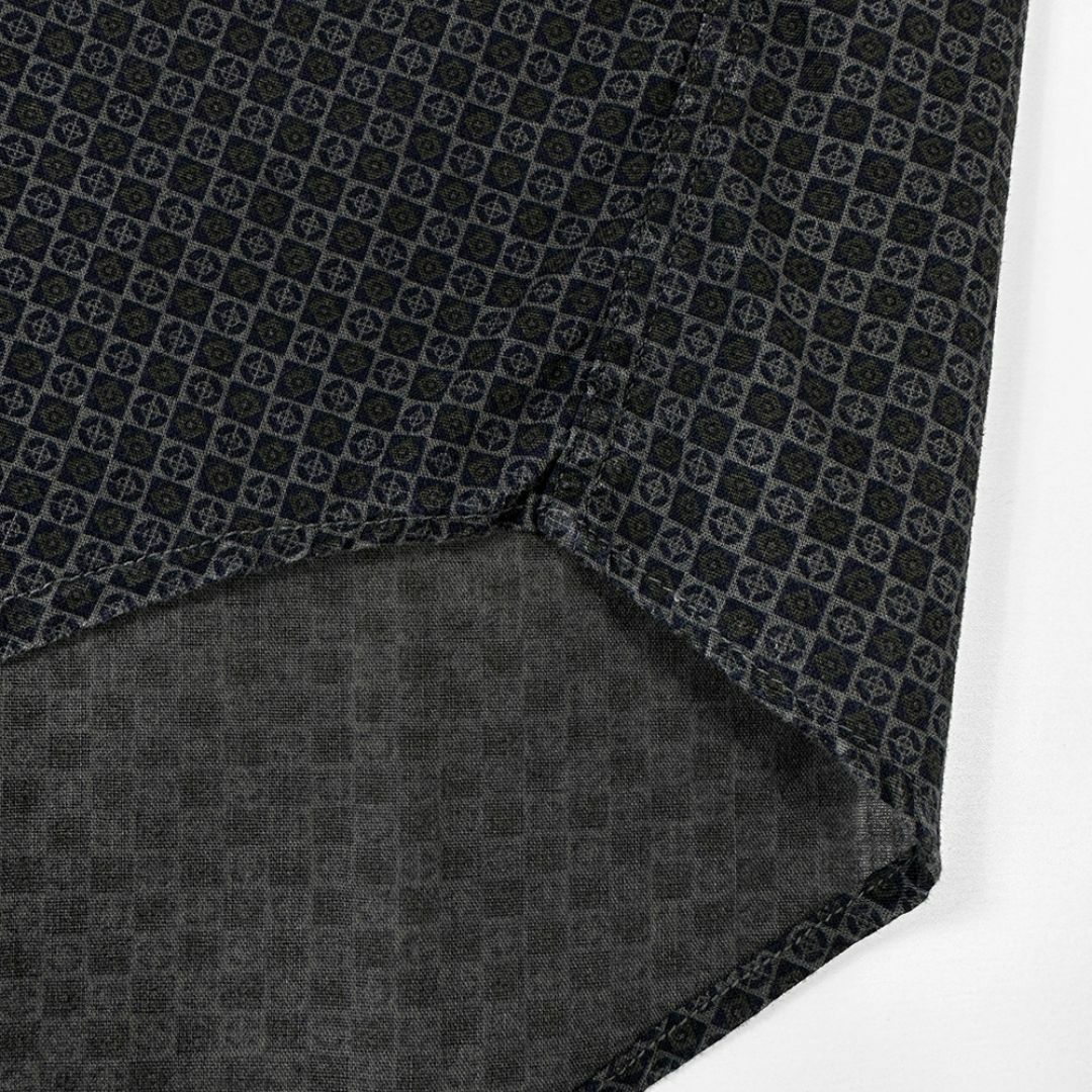 VINTAGE(ヴィンテージ)のUSA製 60s ビンテージ BRENT 希少 小紋柄 半袖 シャツ L 美品 メンズのトップス(シャツ)の商品写真