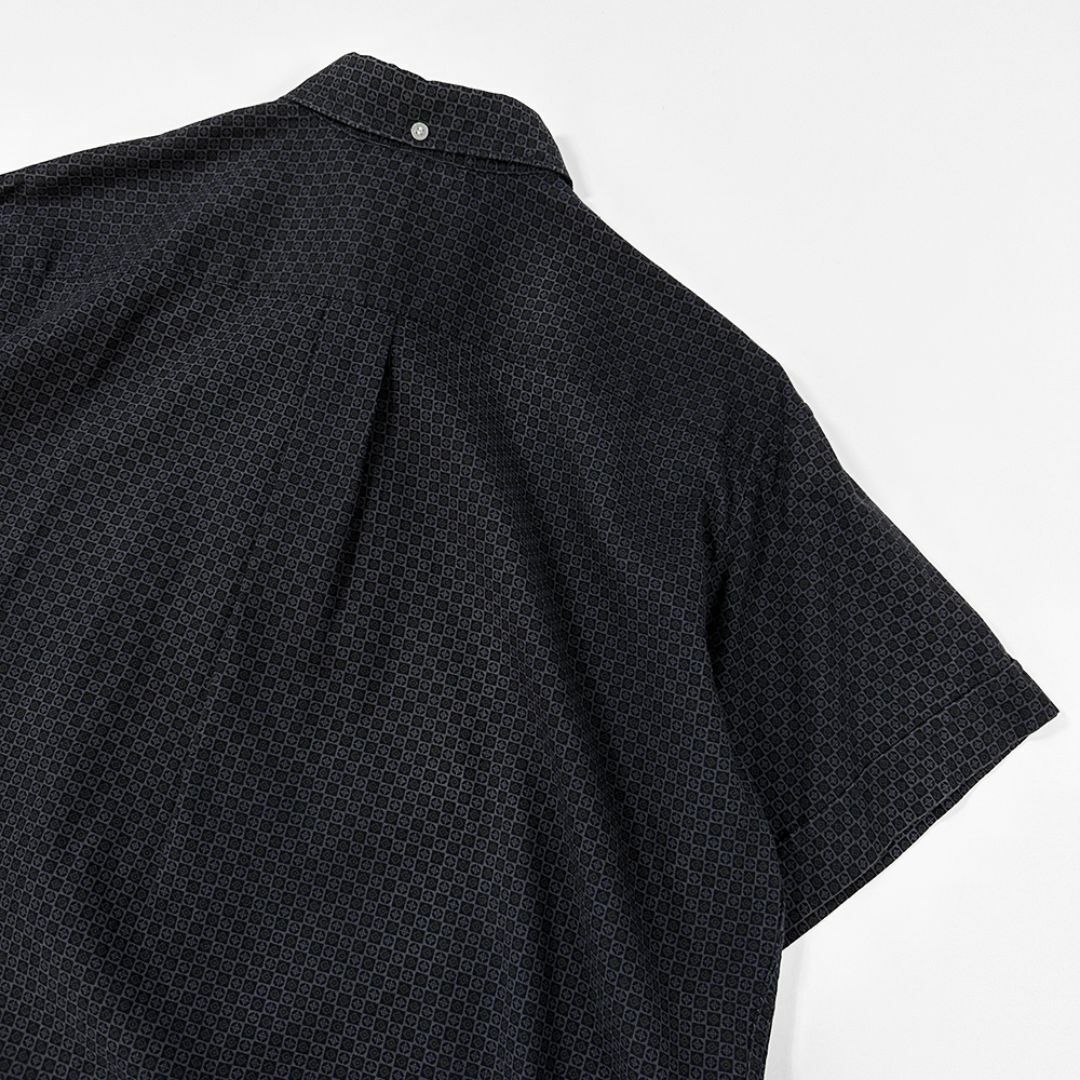 VINTAGE(ヴィンテージ)のUSA製 60s ビンテージ BRENT 希少 小紋柄 半袖 シャツ L 美品 メンズのトップス(シャツ)の商品写真