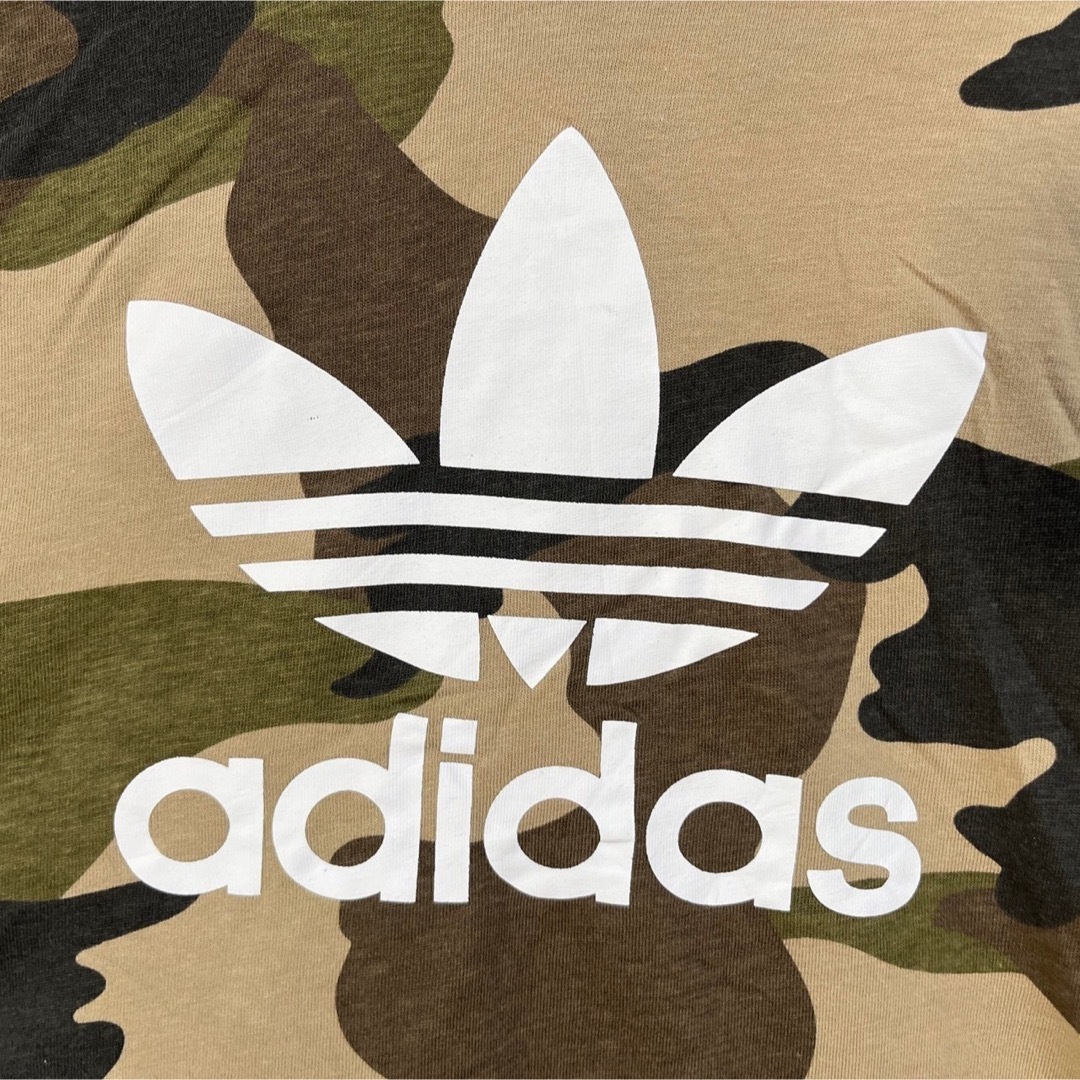 adidas(アディダス)の【アディダス】半袖Tシャツ　トレフォイルロゴ　デカロゴ　迷彩　カモフラ74 メンズのトップス(Tシャツ/カットソー(半袖/袖なし))の商品写真