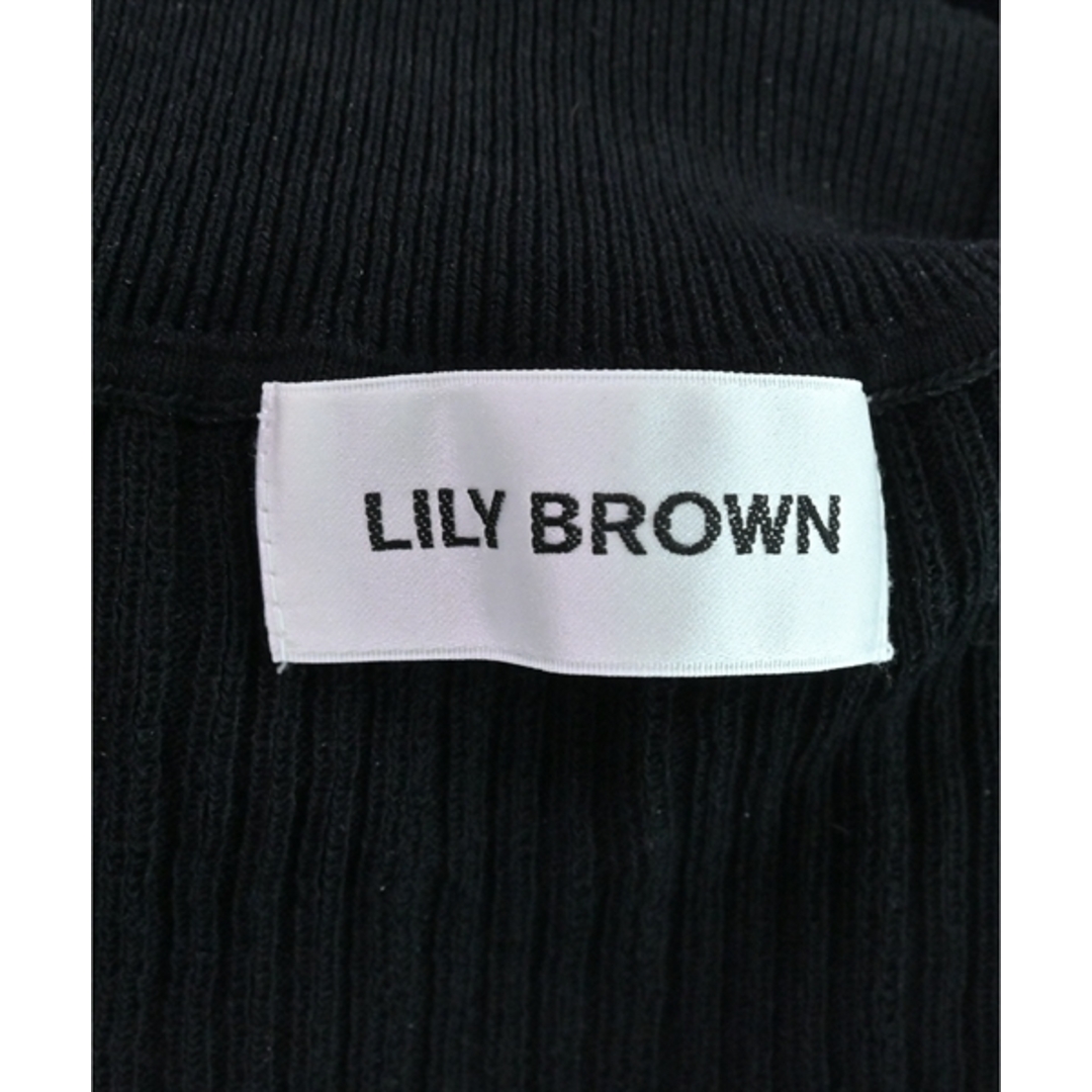 Lily Brown(リリーブラウン)のLILY BROWN リリーブラウン ニット・セーター ONE 黒 【古着】【中古】 レディースのトップス(ニット/セーター)の商品写真