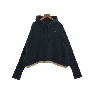 FRED PERRY - FRED PERRY フレッドペリー パーカー -(M位) 紺xベージュ 【古着】【中古】