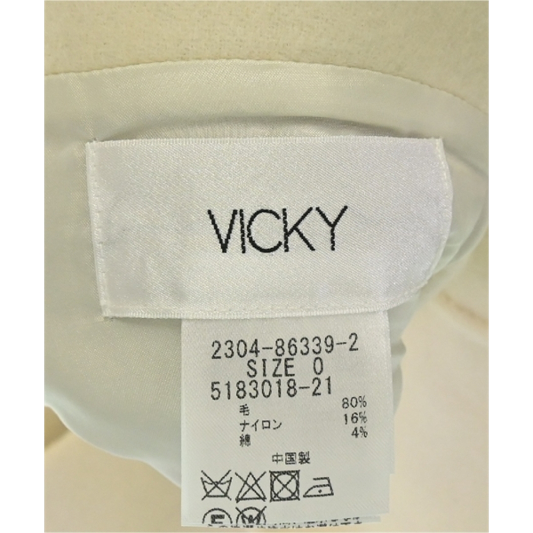 VICKY(ビッキー)のVICKY ヴィッキー コート（その他） -(L位) アイボリー 【古着】【中古】 レディースのジャケット/アウター(その他)の商品写真