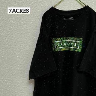 7ACRES Tシャツ 半袖 ゆるだぼ シンプル カナダ ワンポイント XL(Tシャツ/カットソー(半袖/袖なし))