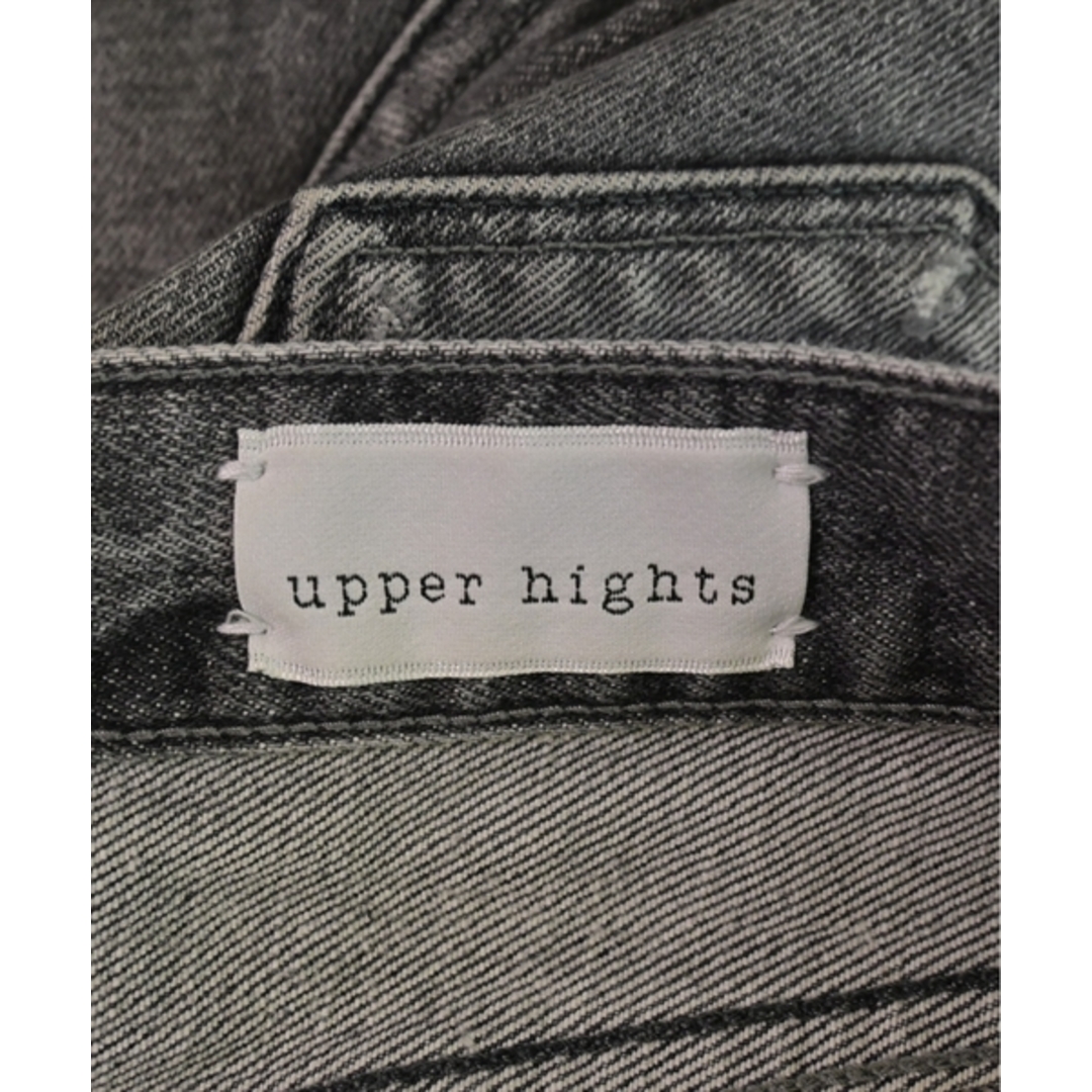 upper hights(アッパーハイツ)のupper hights デニムパンツ 25(S位) グレー(デニム) 【古着】【中古】 レディースのパンツ(デニム/ジーンズ)の商品写真