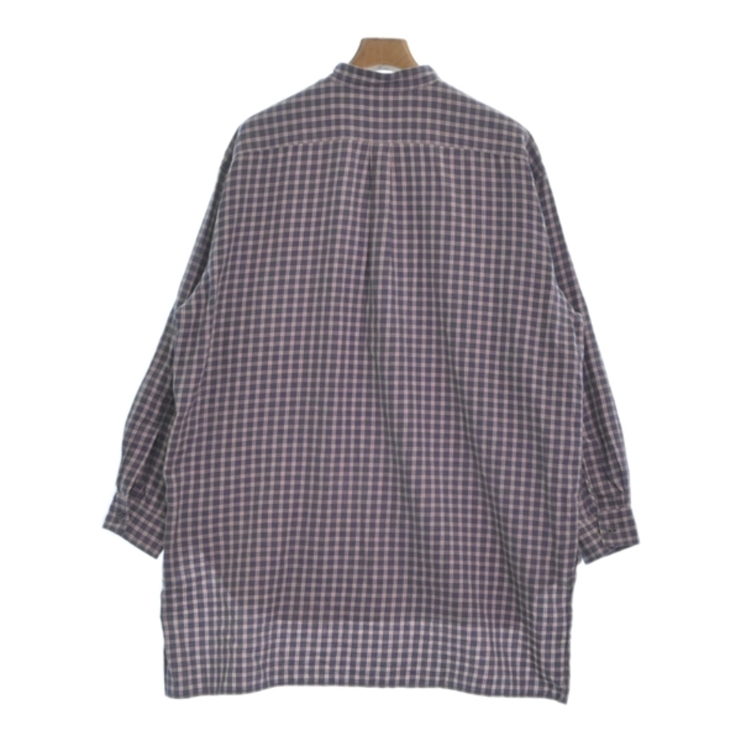 Scye(サイ)のSCYE カジュアルシャツ 38(M位) 紫系xピンクxアイボリー(チェック) 【古着】【中古】 メンズのトップス(シャツ)の商品写真