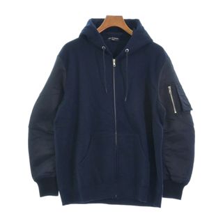 コムデギャルソンオム(COMME des GARCONS HOMME)のCOMME des GARCONS HOMME パーカー S 紺 【古着】【中古】(パーカー)