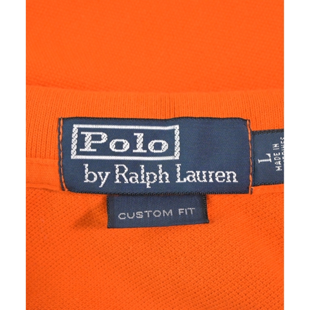 POLO RALPH LAUREN(ポロラルフローレン)のPolo Ralph Lauren ポロラルフローレン ポロシャツ L オレンジ 【古着】【中古】 メンズのトップス(ポロシャツ)の商品写真