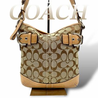 コーチ(COACH)のコーチ ハンドバッグ ショルダーバッグ シグネチャー ダブルベルト 60428(ハンドバッグ)