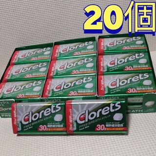クロレッツ・フリーブレスタブレット・フレッシュミント　29.2gⅩ20個セット(菓子/デザート)