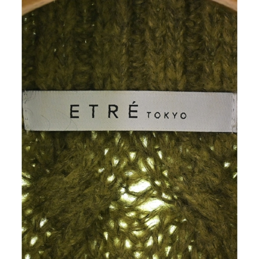 ETRE TOKYO(エトレトウキョウ)のETRE TOKYO エトレトウキョウ ニット・セーター F カーキ 【古着】【中古】 レディースのトップス(ニット/セーター)の商品写真