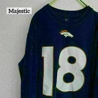 マジェスティック(Majestic)のMajestic マジェスティック broncos NFL USA ロンT M(スウェット)