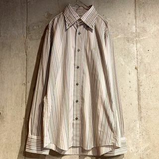 BURBERRY BLACK LABEL - 【極美品】バーバリーブラックレーベル ロゴ ストライプ マルチカラー 長袖シャツ