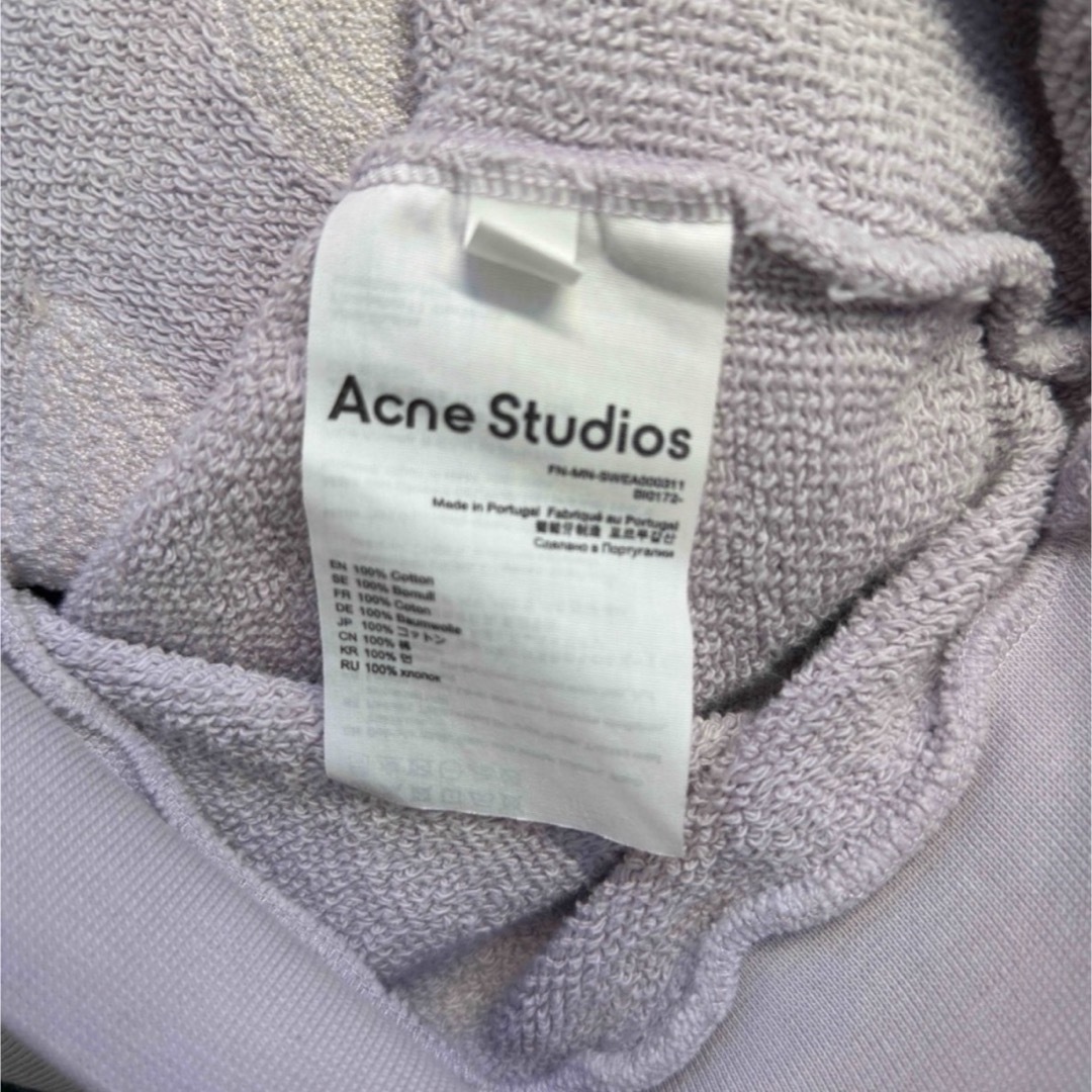 Acne Studios(アクネストゥディオズ)のAcne Studios バブルロゴ スウェット XXS メンズのトップス(スウェット)の商品写真