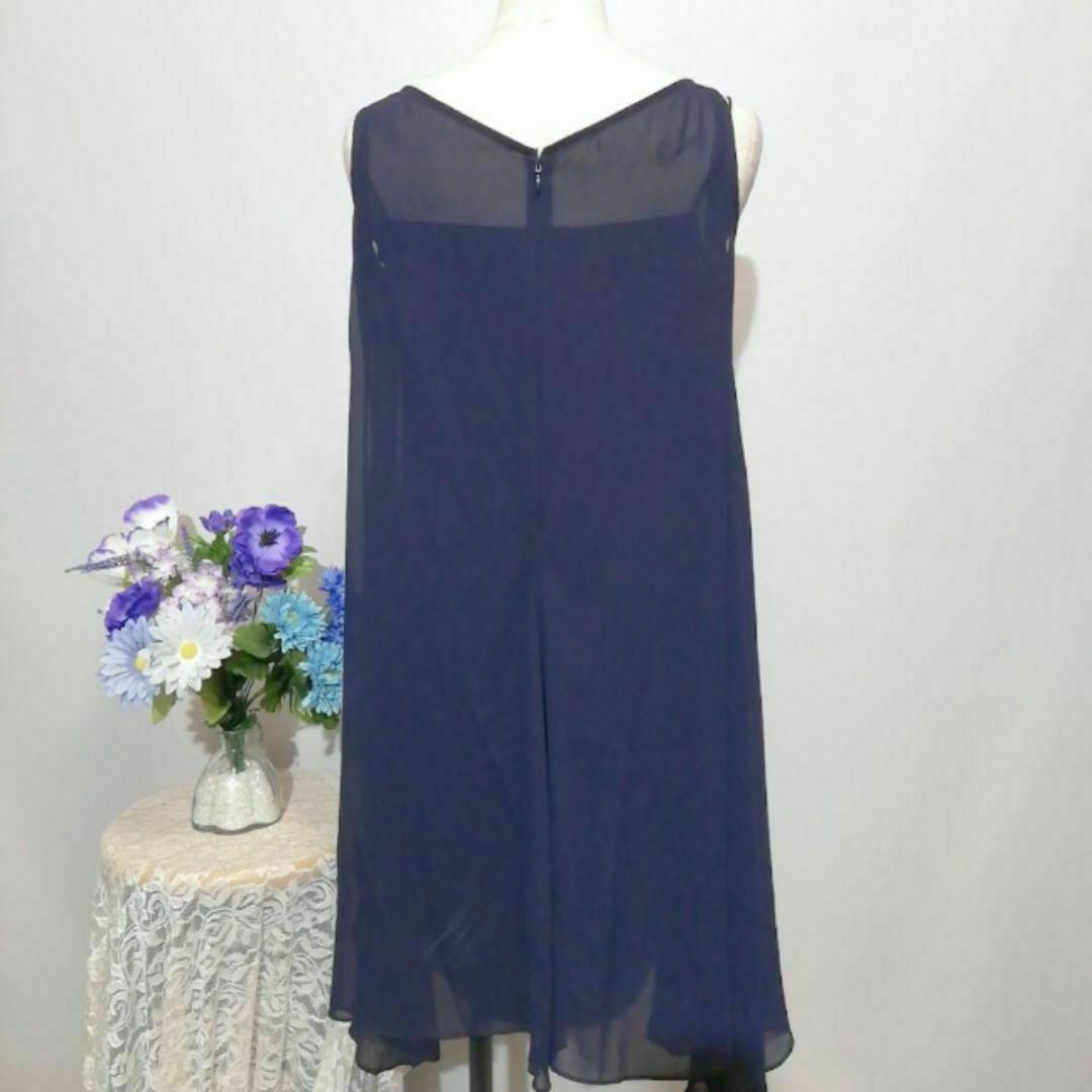 KOI 極上美品　ドレス　ワンピース　パーティー　紺色系　Мサイズ レディースのフォーマル/ドレス(ナイトドレス)の商品写真