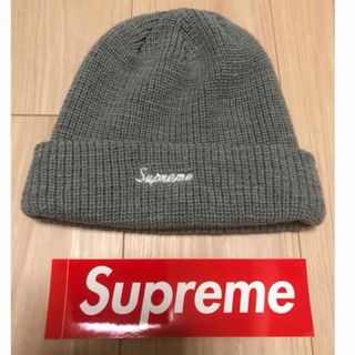 シュプリーム(Supreme)のsupreme ビーニー　グレー(ニット帽/ビーニー)