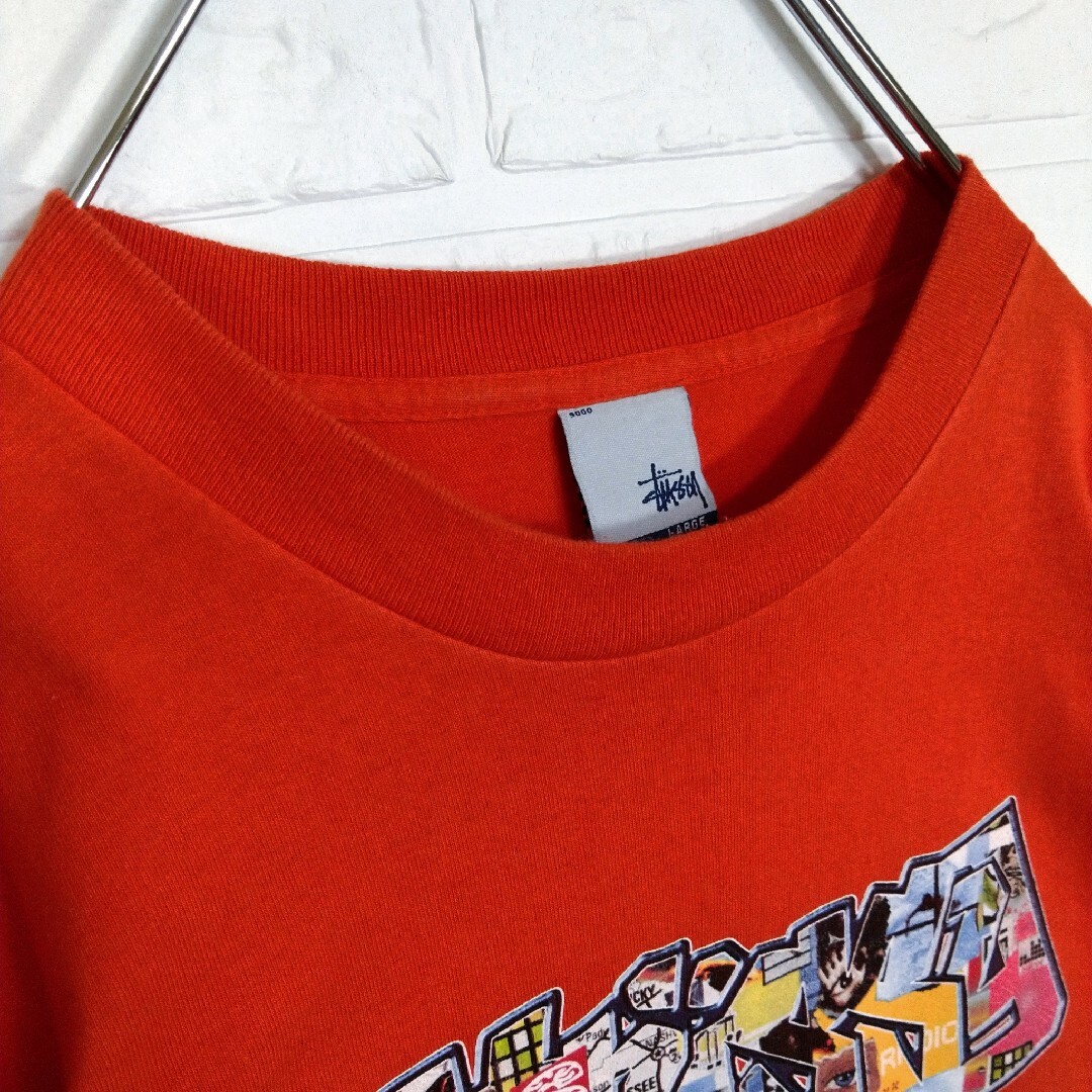 STUSSY(ステューシー)の【STUSSY】00s'銀タグ USA製 グラフィティアート　Tシャツ メンズのトップス(Tシャツ/カットソー(半袖/袖なし))の商品写真