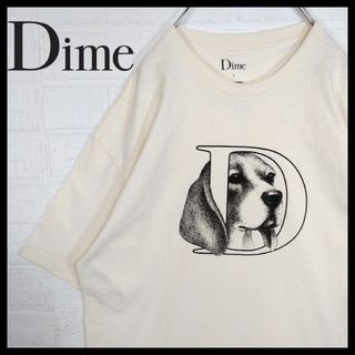 【Dime】ビーグル　ビッグDロゴ　犬　Tシャツ(Tシャツ/カットソー(半袖/袖なし))