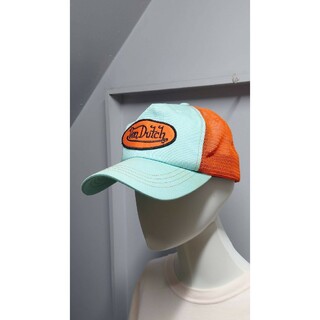 ボンダッチ(Von Dutch)の00’s Von Dutch ツートン トラッカーキャップ メッシュ(キャップ)