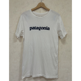 パタゴニア(patagonia)のPatagonia パタゴニア テキスト オーガニック 半袖Tシャツ ホワイトS(Tシャツ/カットソー(半袖/袖なし))