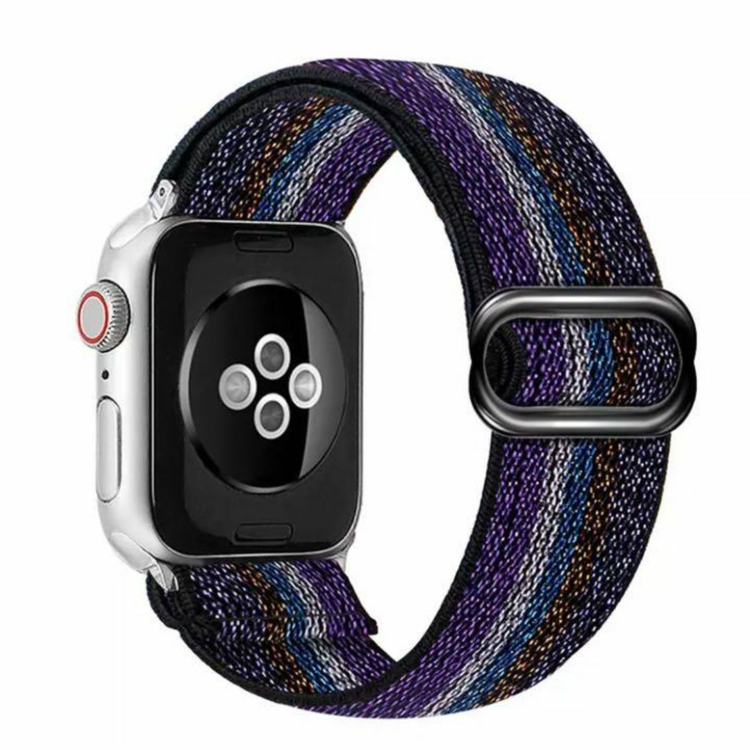 Apple Watch_カジュアルバンド_パープル紫 40mm対応 メンズの時計(ラバーベルト)の商品写真