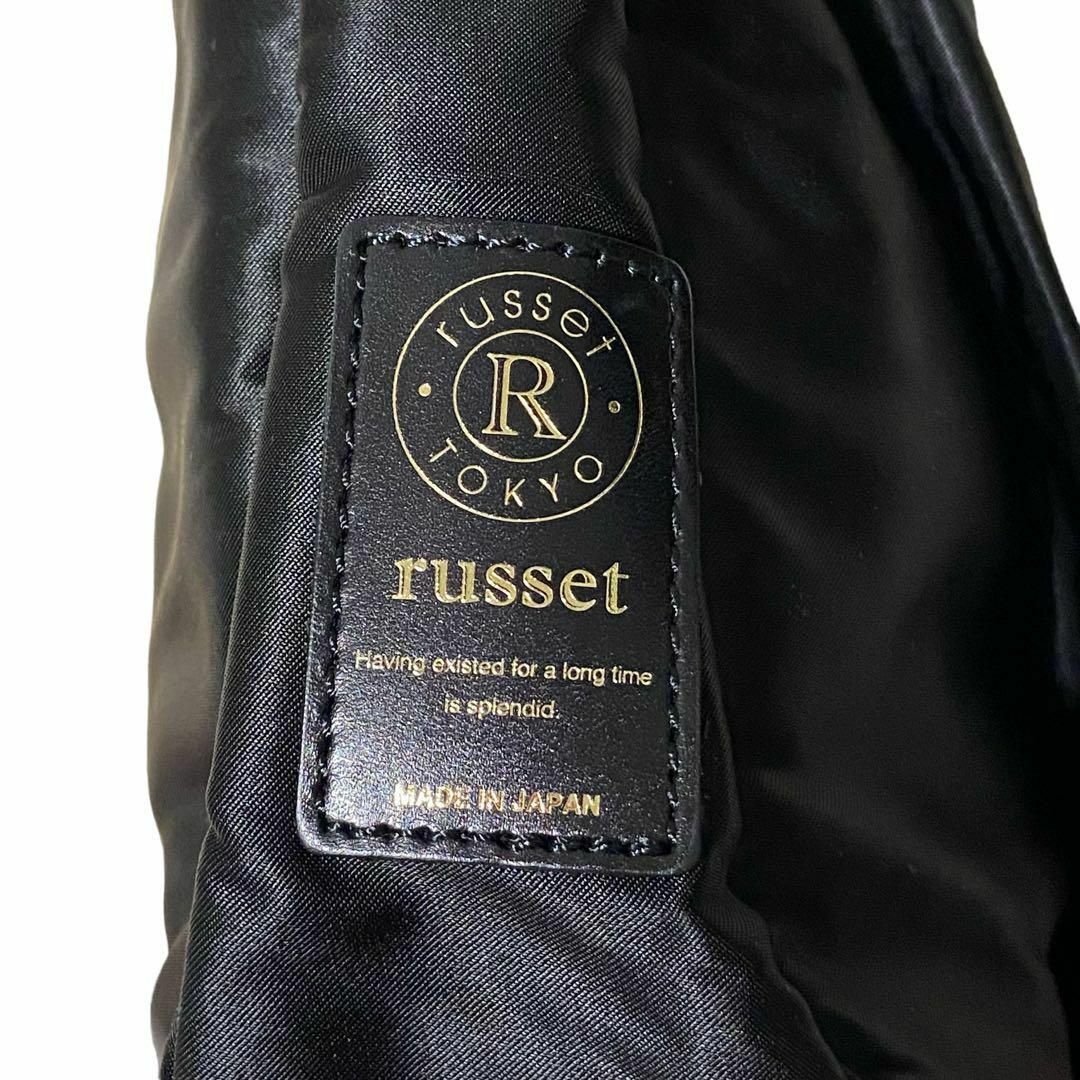 Russet(ラシット)の【未使用品】ラシット　ショルダーバッグ　ハンドバッグ　2way ブラック レディースのバッグ(ショルダーバッグ)の商品写真