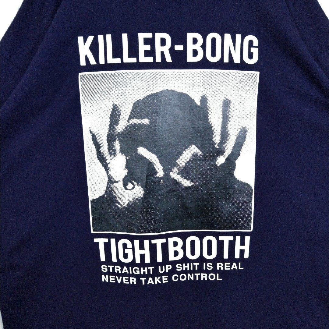 【TIGHTBOOTH】killer-bong コラボ　ハンドサイン　Tシャツ メンズのトップス(Tシャツ/カットソー(半袖/袖なし))の商品写真